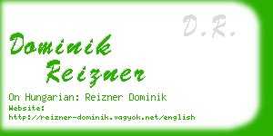 dominik reizner business card